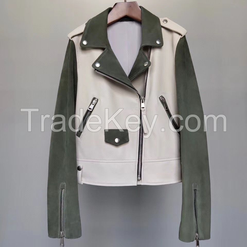 LADIES' GENUINE LEATHER JACKET