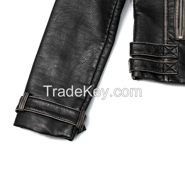 LADIES' GENUINE LEATHER JACKET