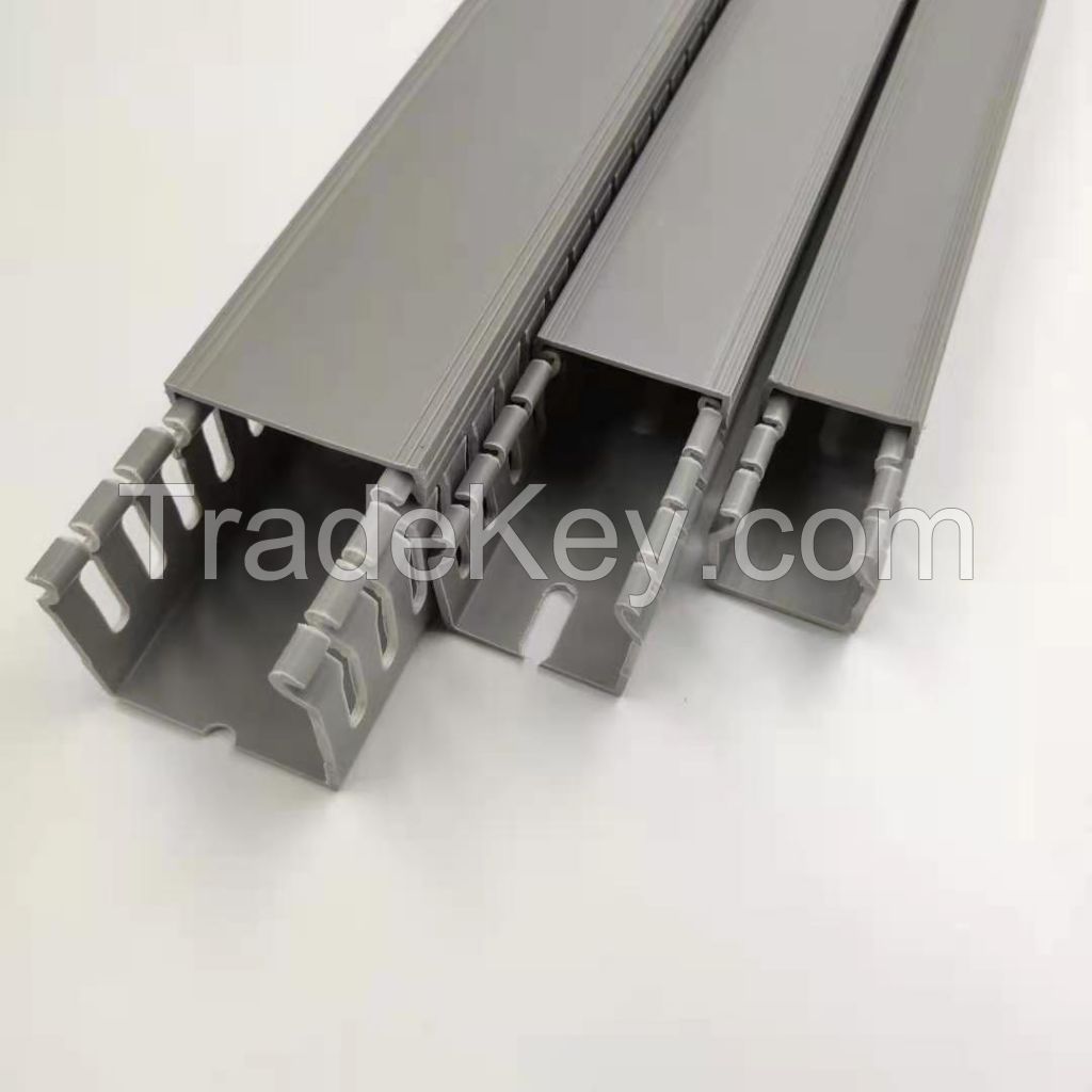 4mm slot width wiring ducts, cable trunking, cable raceway, plastic channel