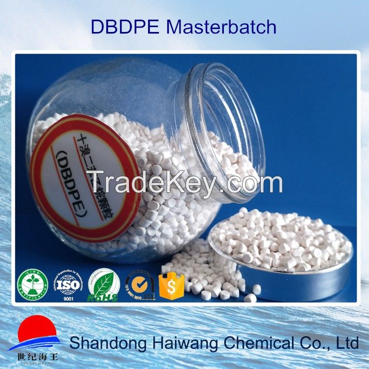 DBDPE Masterbatch A nitrogen-containing flame retardant with characteristics of highly efficient.