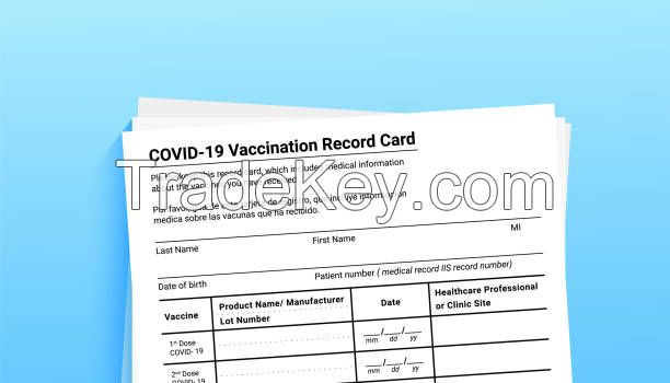 2 Pack - CDC Vaccination Card Protector 4 X 3 in Immunization Record Vaccine Cards Holder Clear Vinyl Plastic Sleeve with Waterproof Type Resealable Zip