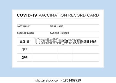 2 Pack - CDC Vaccination Card Protector 4 X 3 in Immunization Record Vaccine Cards Holder Clear Vinyl Plastic Sleeve with Waterproof Type Resealable Zip