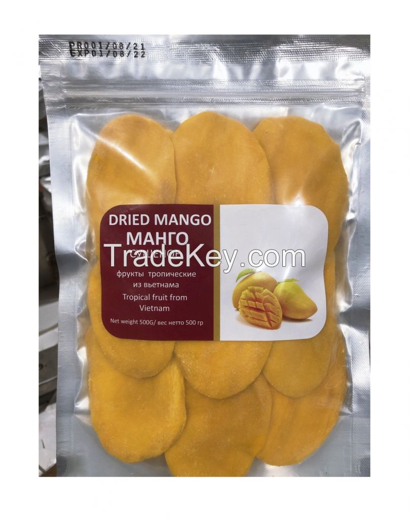 Soft Dried Mango Without Sugar