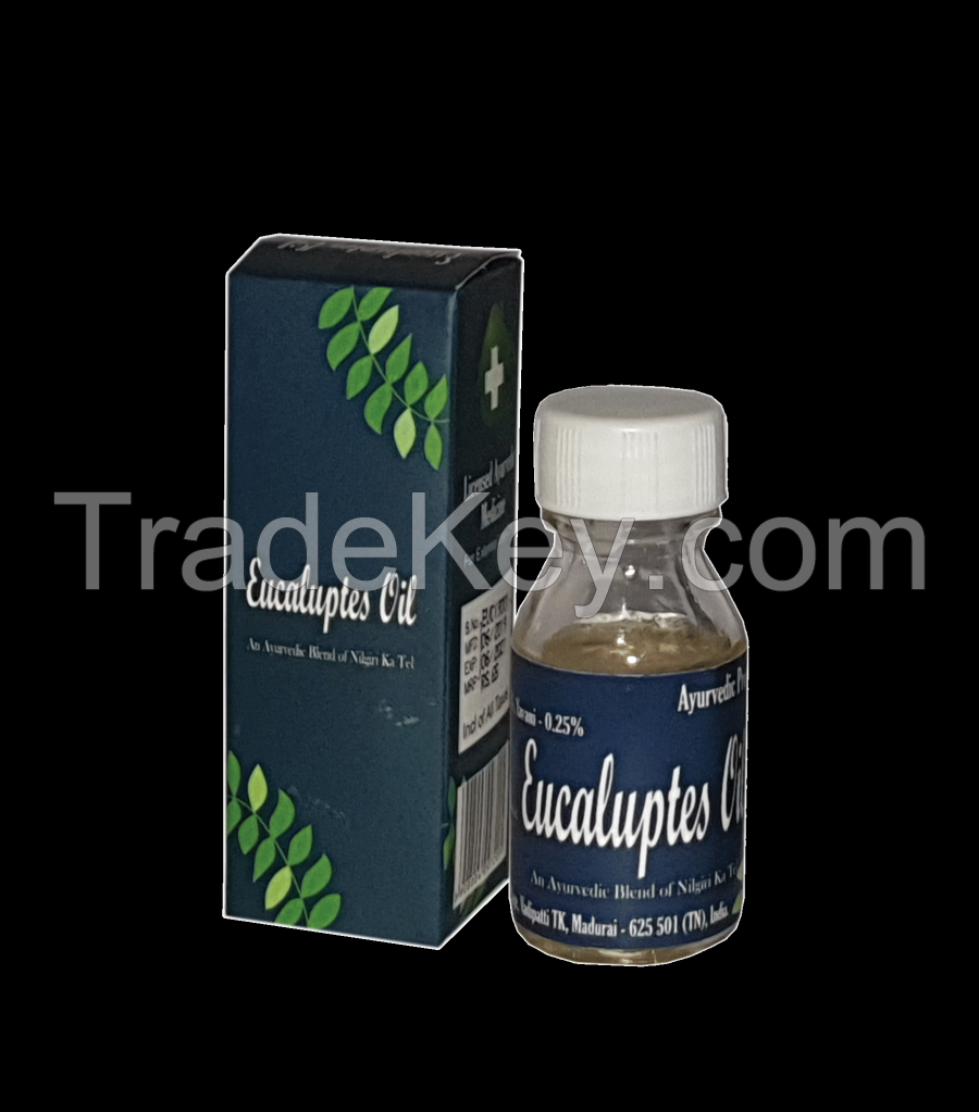 EUCALUPTES Oil (Eucalyptus Based Ayurveda Medicine) â€“ 15 ml Pack