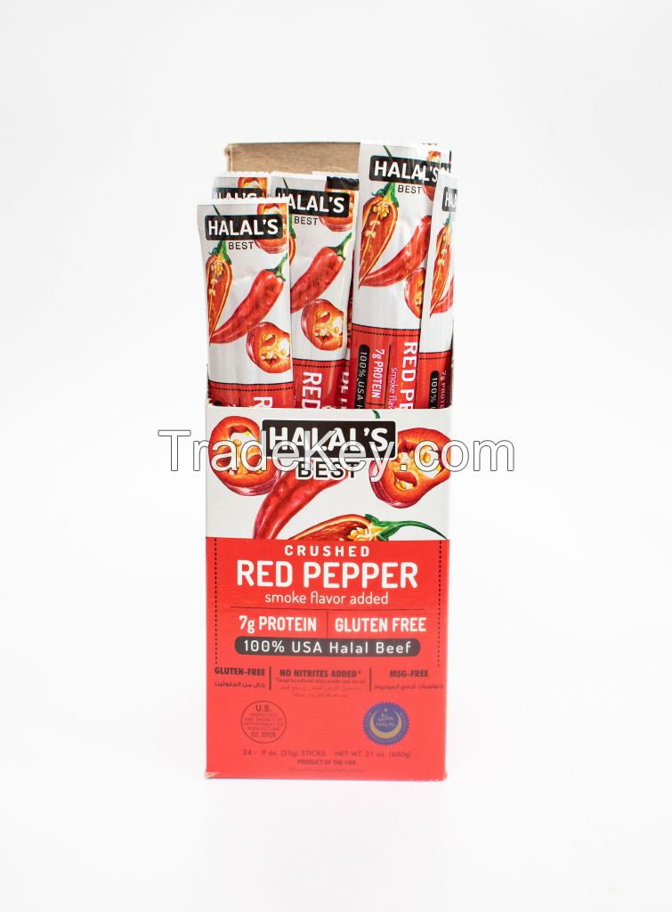 Halal&#039;s Best Red Pepper Flavored Beef Stick