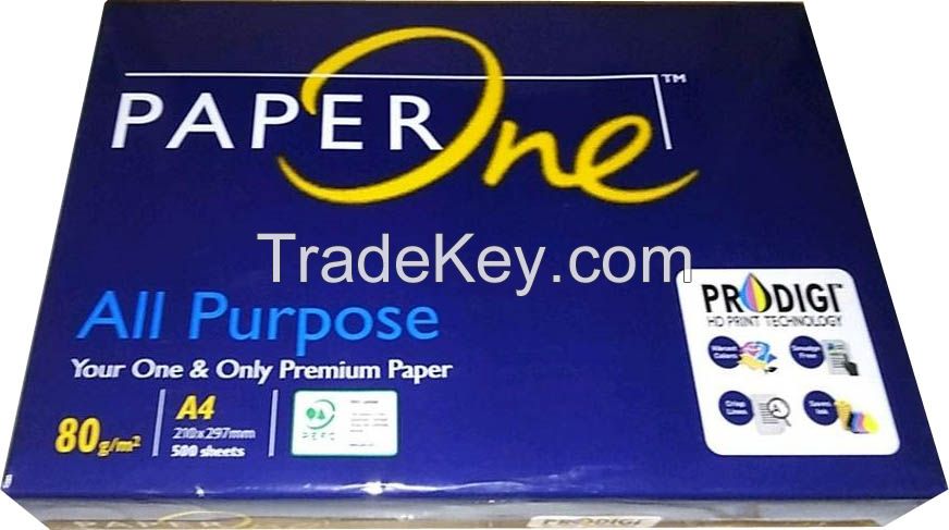 Paper one A4 80 gsm premium copy papers wholesale
