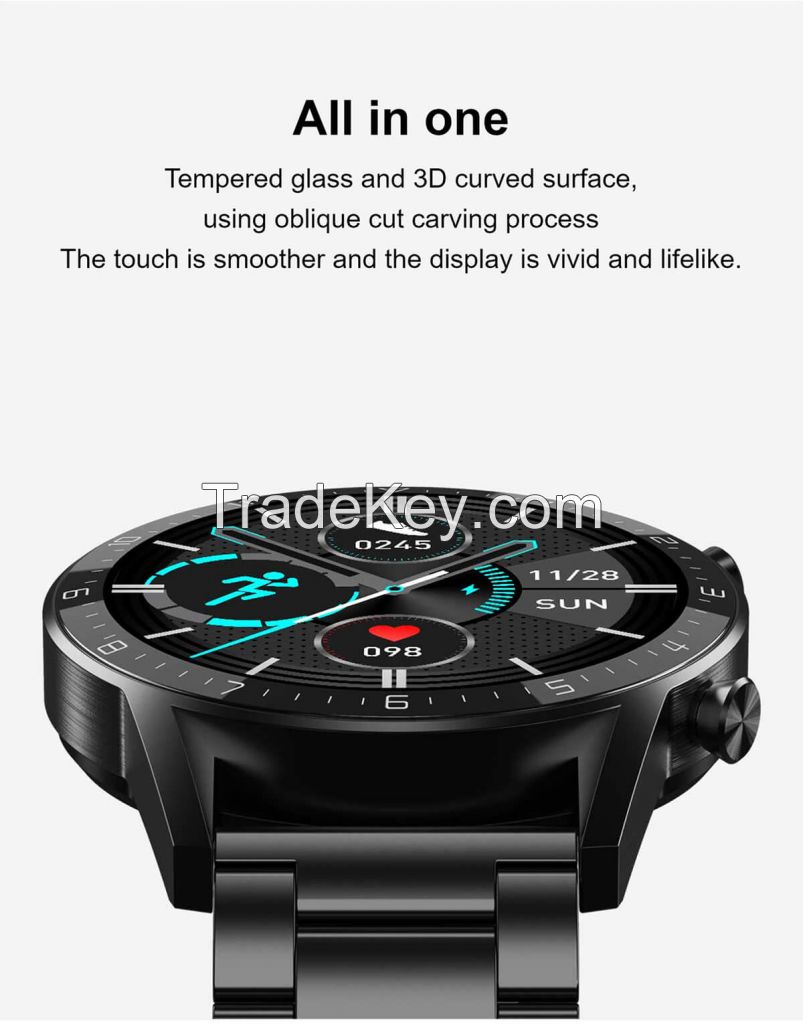 DT NO.1 DT92 Smart Watch Men IP68 Waterproof Bluetooth Call Heart Rate Blood Pressure Monitor Sports Smartwatch Fitness Tracker