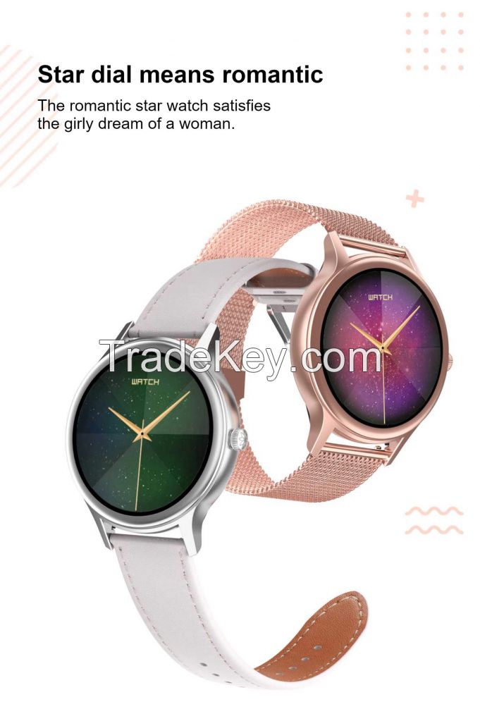 DT NO.1 DT66 Smart Watch Female Fashion bluetooth Sport Monitor Camera Remote Waterproof Wristband Smart Watch Women Android