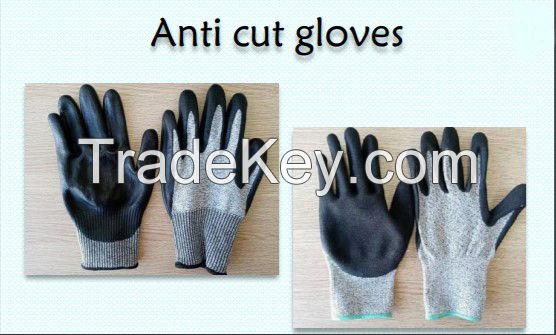 Cut resistant gloves