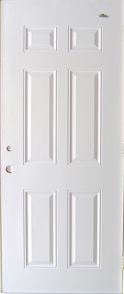 Steel Panel Doors With Wooden Jambs(6 Panels)