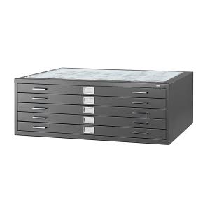 steel flat file cabinet
