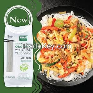 organic noodle, organic rice