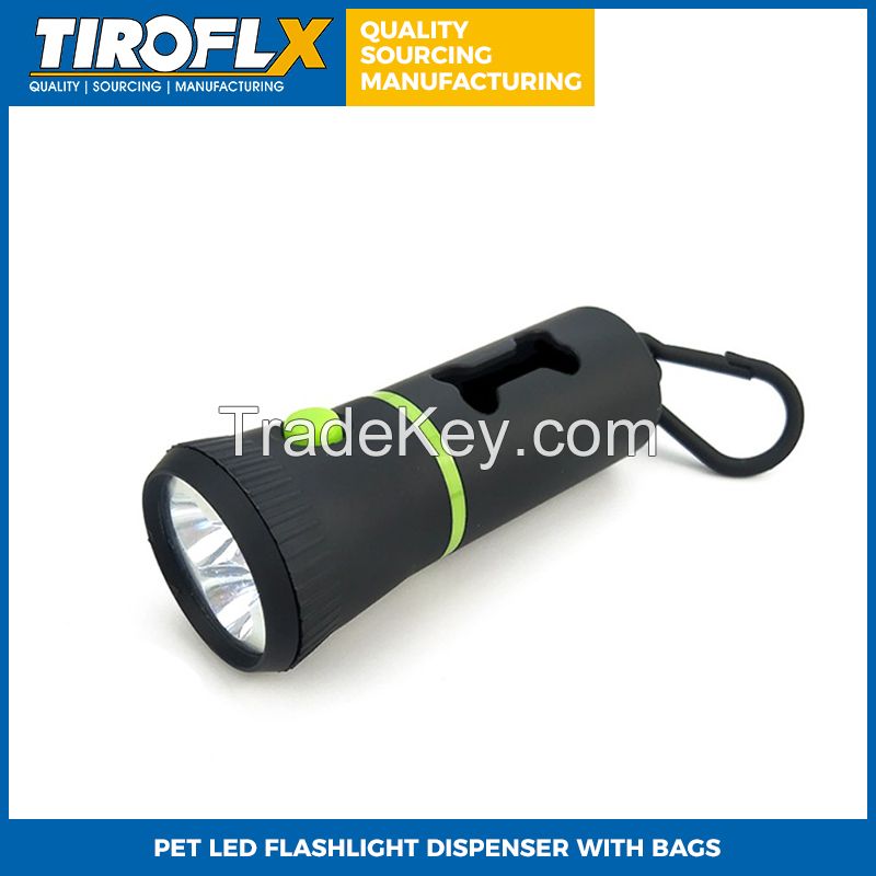 PET LED FLASHL DISPENSER WITH BAGS