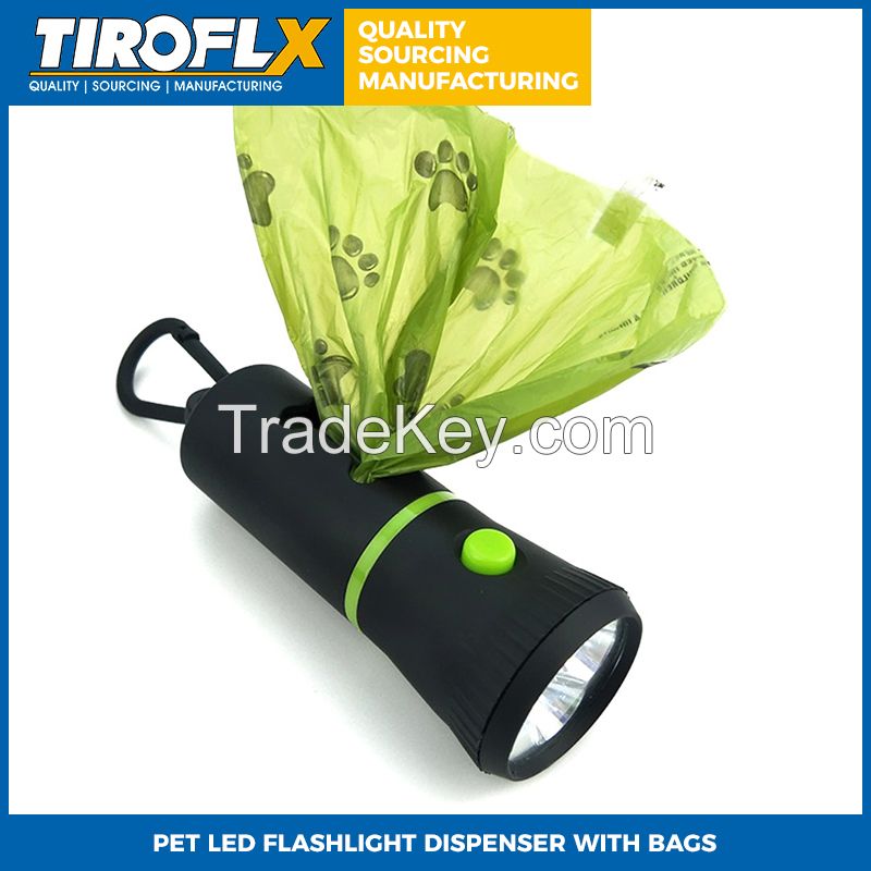 PET LED FLASHL DISPENSER WITH BAGS