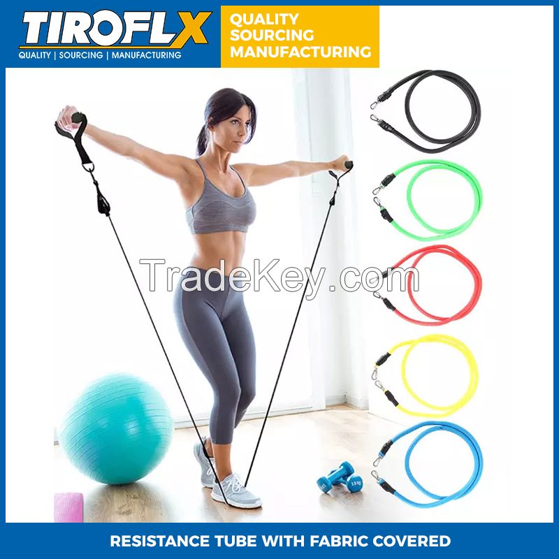 RESISTANCE TUBE WITH FABRIC COVERED