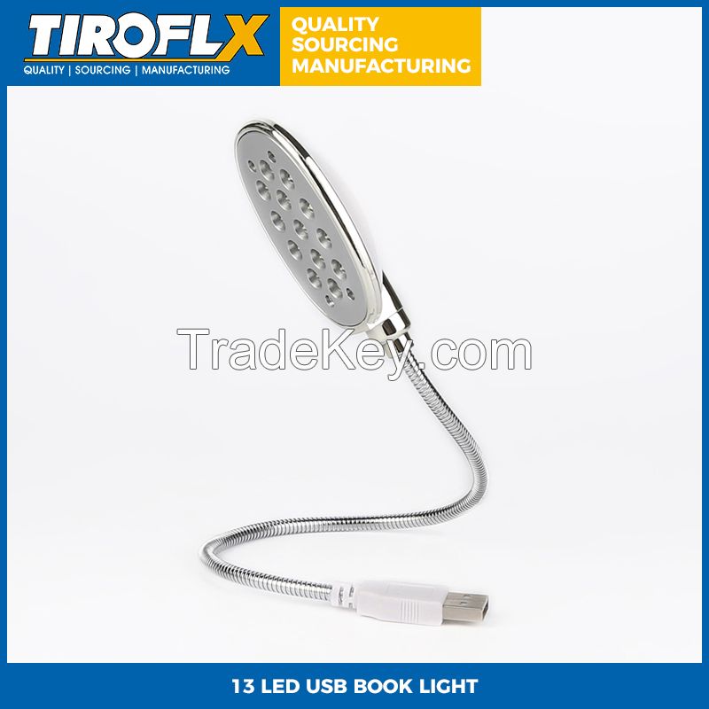 13 LED USB BOOK LIGHT