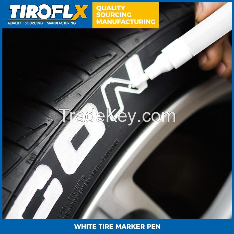 WHITE TIRE MARKER PEN