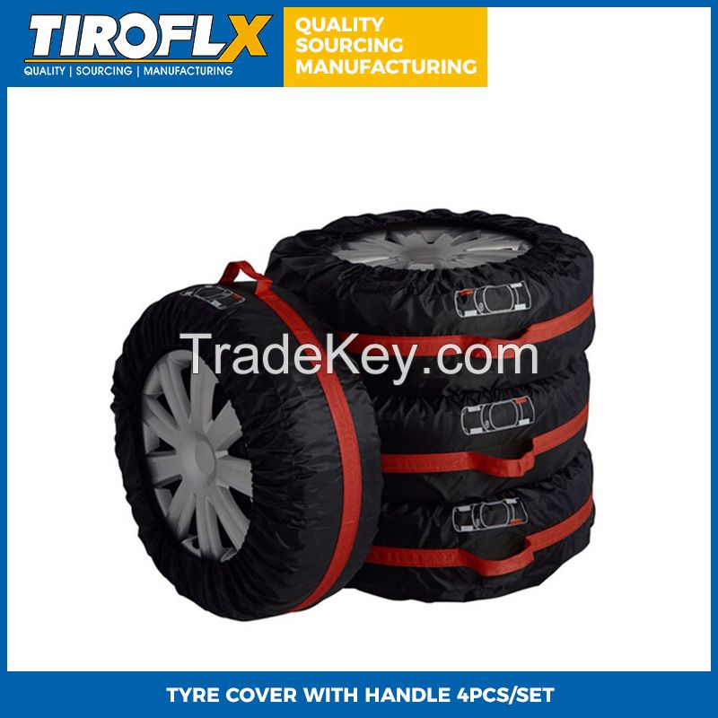TYRE COVER WITH HANDLE 4PCS/SET