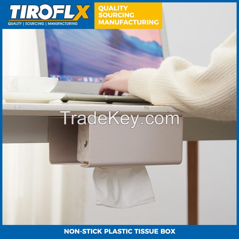 NON-STICK PLASTIC TISSUE BOX 