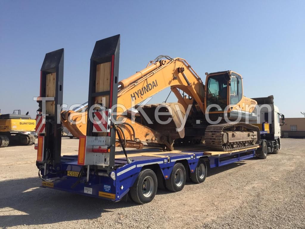 3 Axle Low-bed Semi Trailer