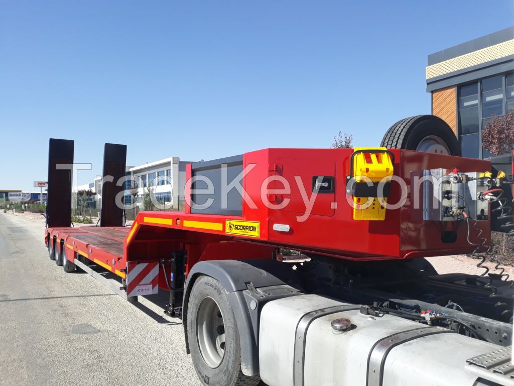 3 Axle Low-bed Semi Trailer