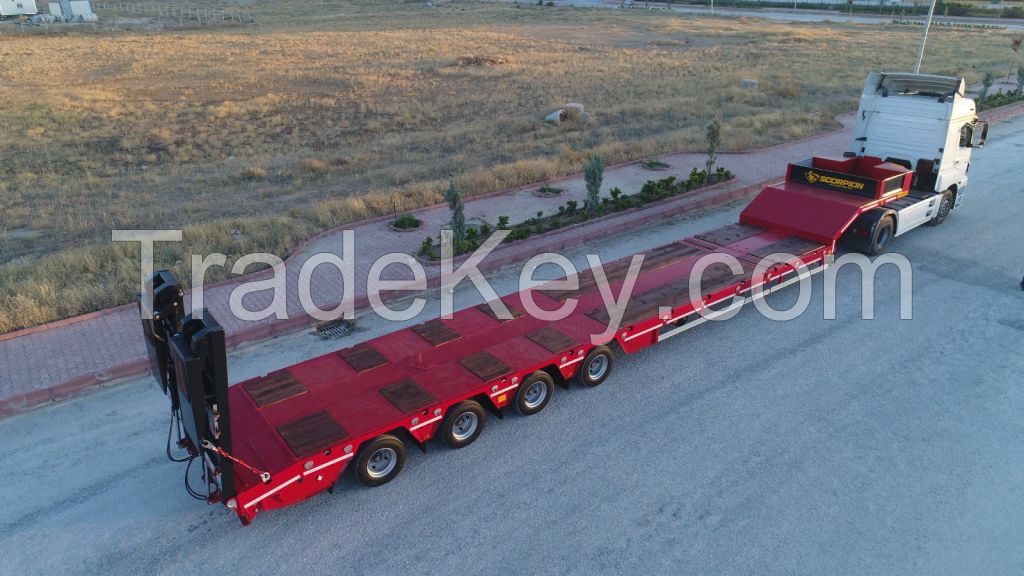 4 AXLE LOWBED SEMI TRAILER