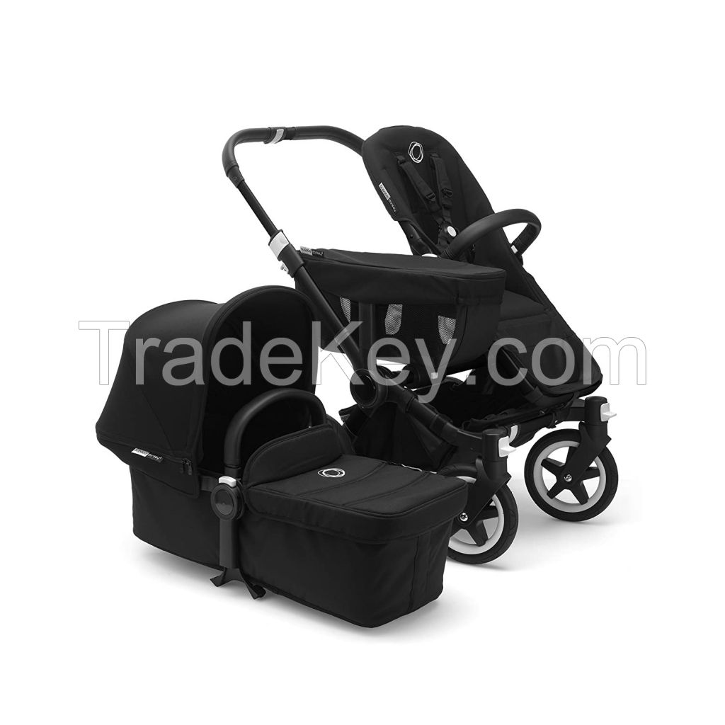 Bugaboo Donkey 2 Mono Baby Stroller, Foldable Stroller, Converts Into Twin Side-