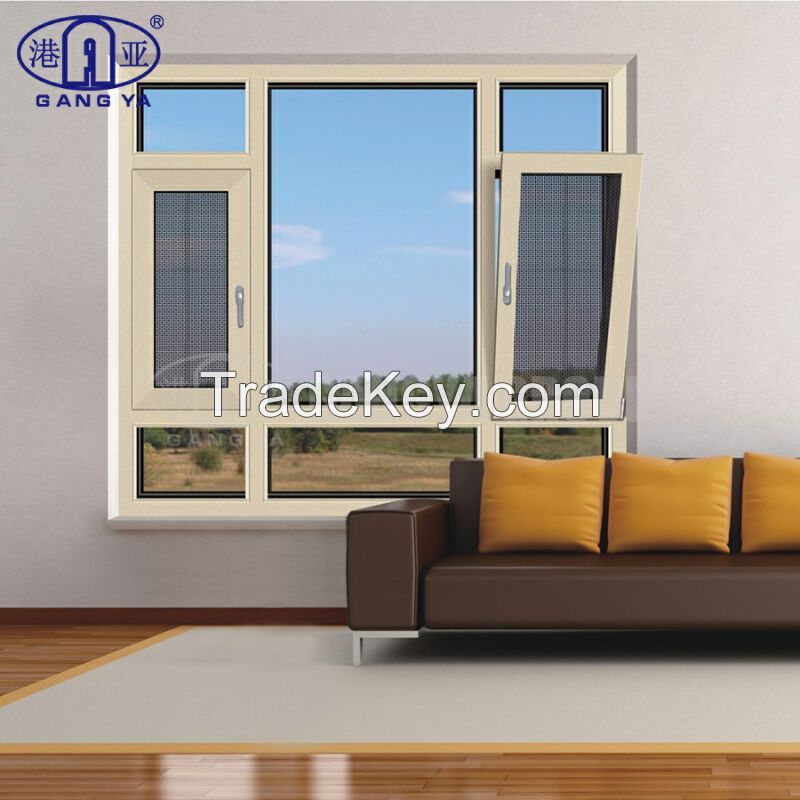 Aluminum Window Manufacturers Thermal Break Aluminium Casement Window with Tempered Glass
