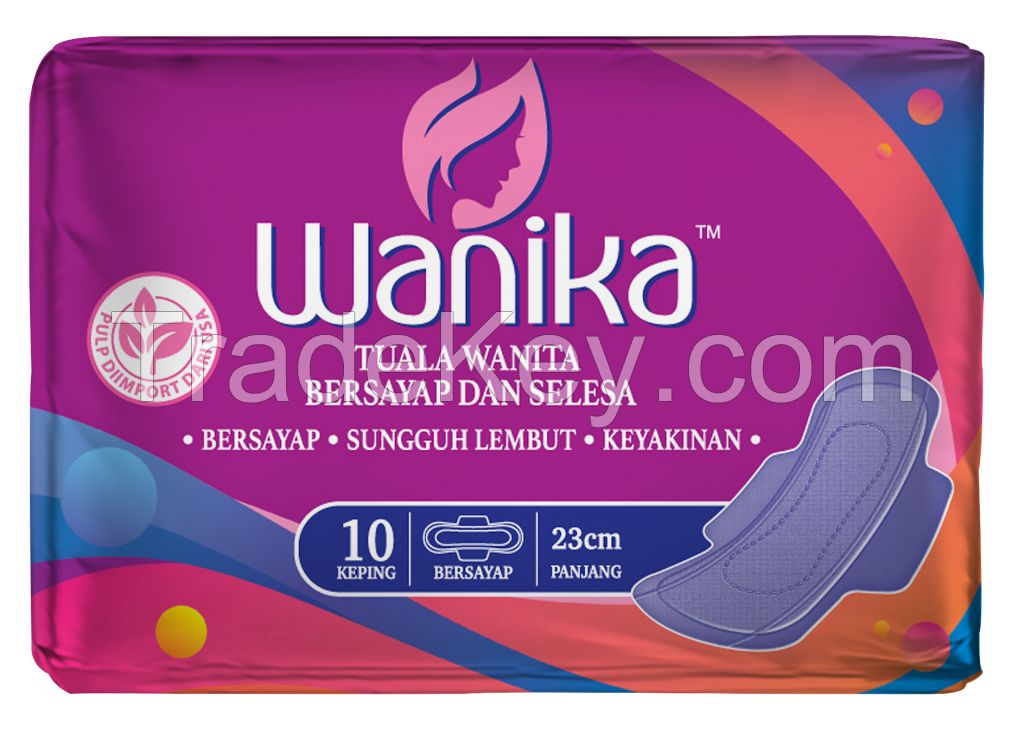 Wanika Sanitary Napkin - Wing 230mm (10's)