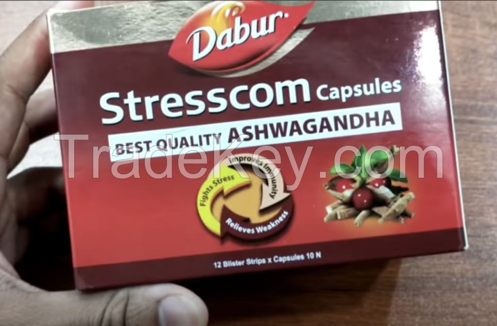 Ayurvedic Medicine for Anxiety, Stress & Fatigue: Dabur Stresscom