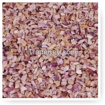 dehydrated pink onion minced