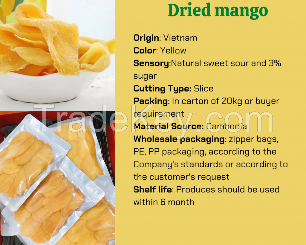 Dried Mango, Snack mangoes