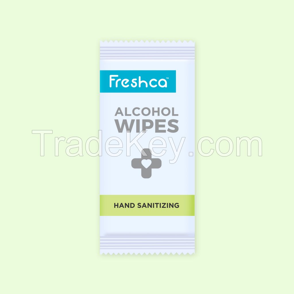 Freshca Alcohol Hand Sanitizing Wet Wipes-50Pcs