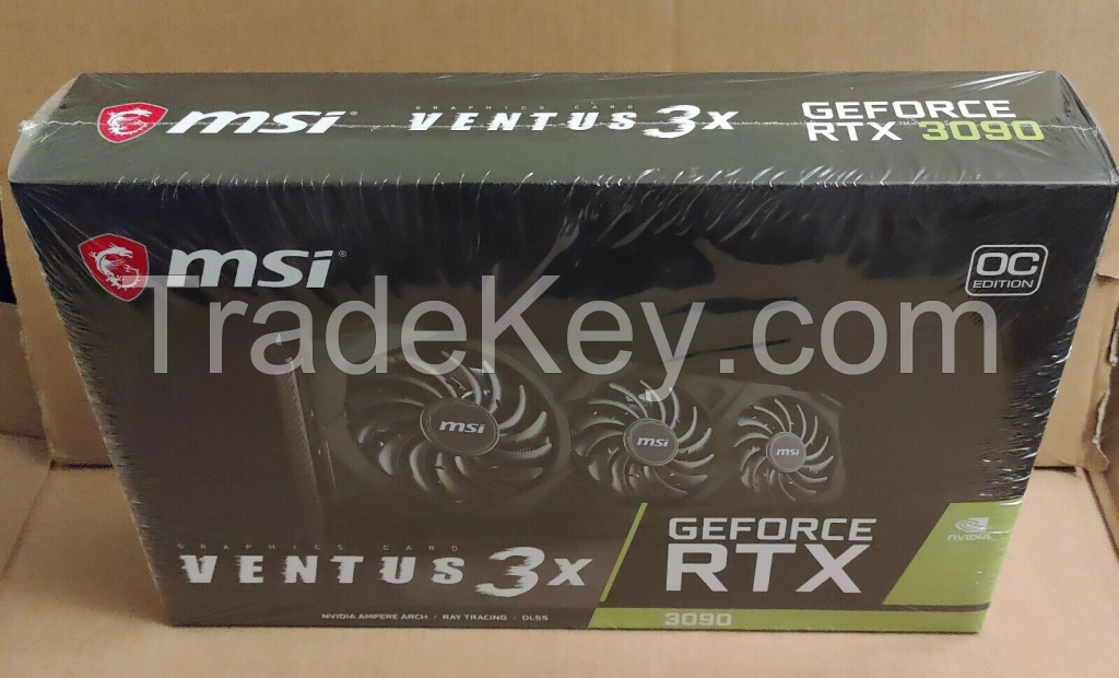 Most Wanted Original NEW MSI GeForce RTX 3090 VENTUS 3x OC 24GB GDDR6X Graphics Card