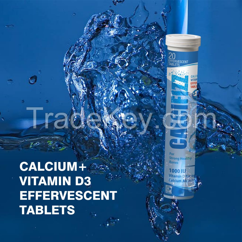  Coral's Coralium Calcium And Vitamin Effervescent, 20 Tablets