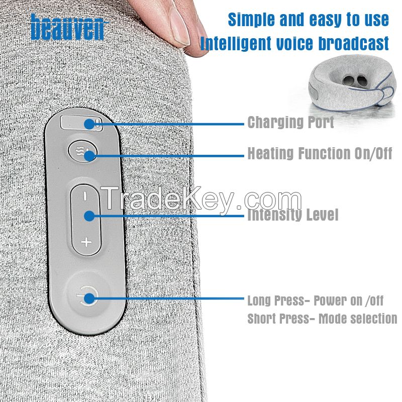 Rechargeable TENS U-shaped Memory Foam Massage for Travel