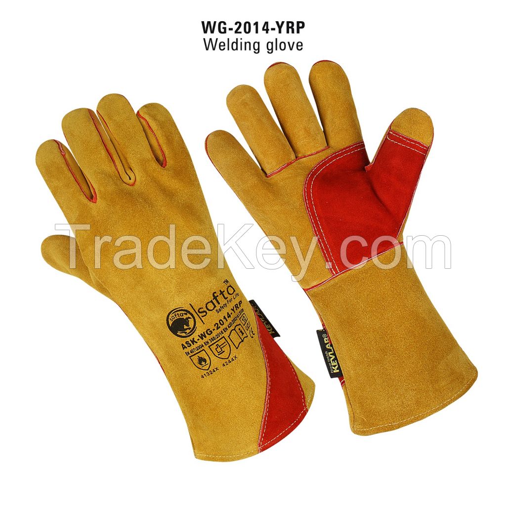 EN388 EN420 EN407 Welders Gauntlets Gloves Extreme Heat Resistant BBQ Oven TIG MIG Welding Gloves