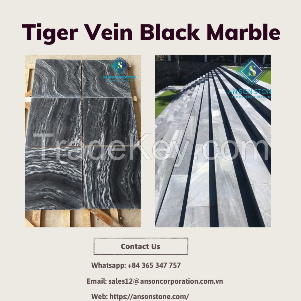 Big Discount 30% for Tiger Vein Black Marble