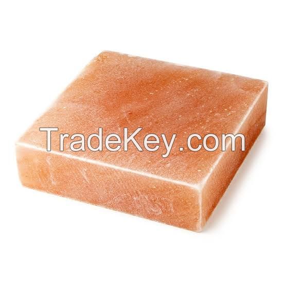 Pink salt slabs