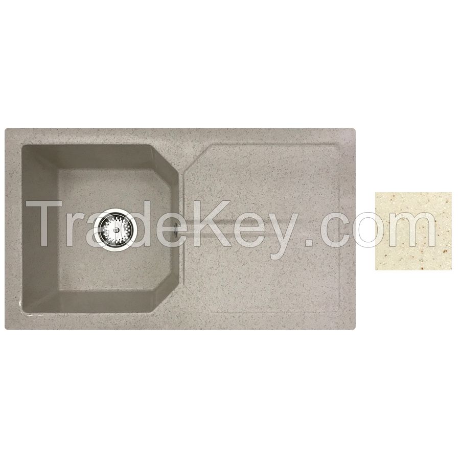 Basins, Kitchen sink, washbasin, wash basin (Stone, Quartz)