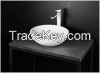 Basins, washbasin, wash basin (Marble, cast stone)