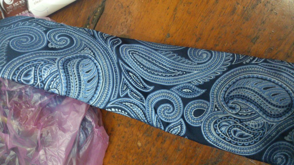 paisley design necktie