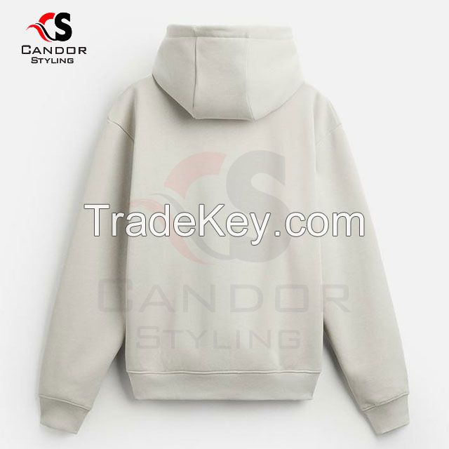 White Customized Hoodies Plus Size