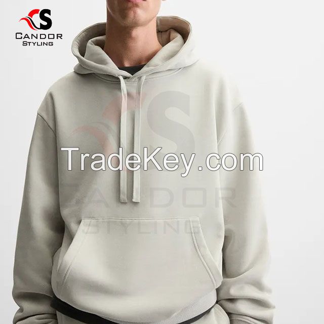 White Customized Hoodies Plus Size