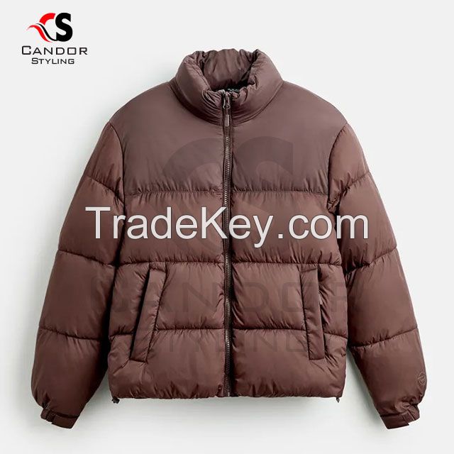 Stylish Premium Maroon Puffer Jacket 