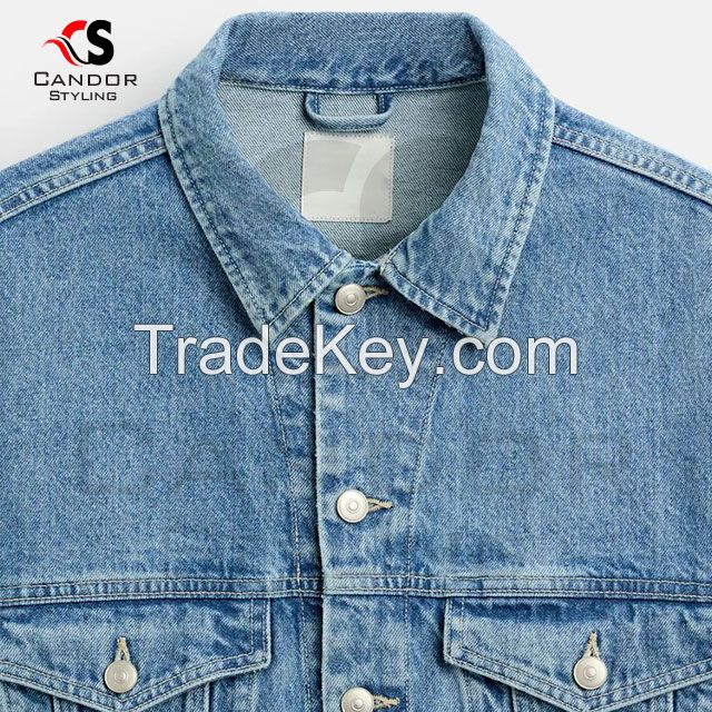 Plain Light Weight Denim Jackets for Men & Women