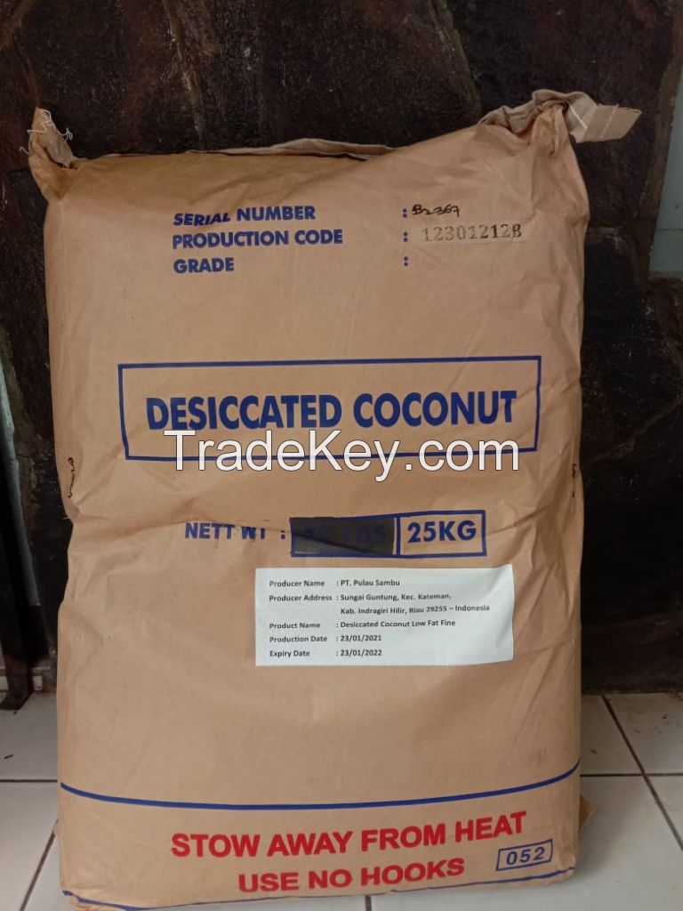 Desiccated Coconut Middle Fat 45-55%