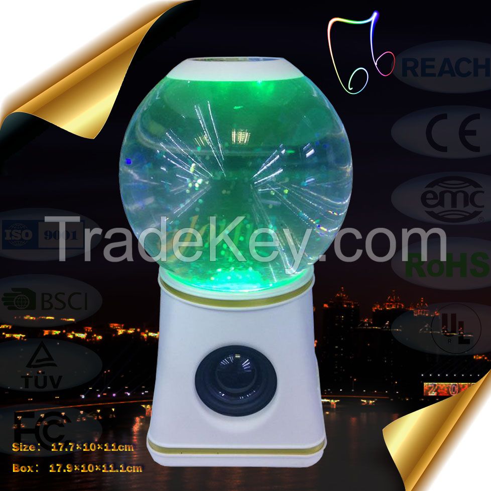 Portable Stereo Speaker Lamp Bluetooth V4.0+EDR Portable handlamp with Bluetooth Speaker