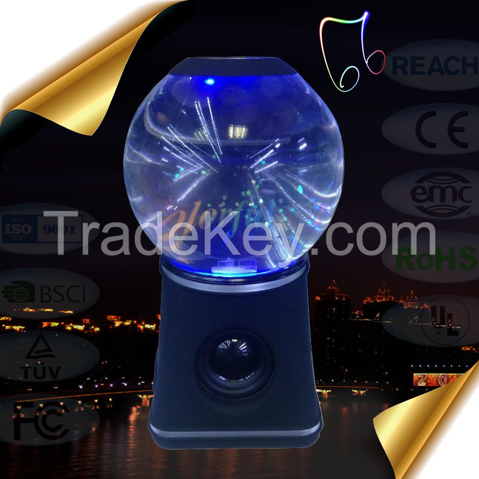 Portable Stereo Speaker Lamp Bluetooth V4.0+EDR Portable handlamp with Bluetooth Speaker