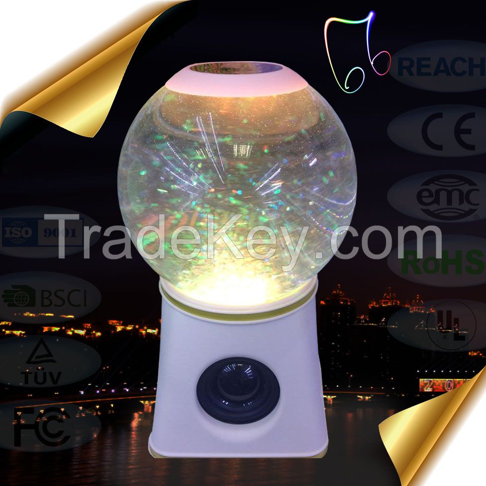 Portable Stereo Speaker Lamp Bluetooth V4.0+EDR Portable handlamp with Bluetooth Speaker